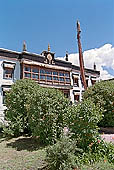 Ladakh - Sankar Gompa (Leh) the various halls of the gompa are arranged around a courtyard